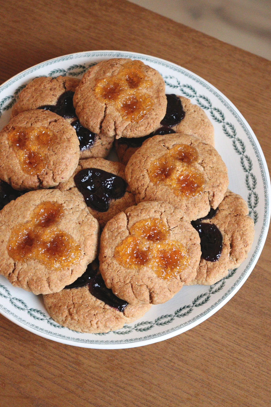 Biscuits allégés à la confiture